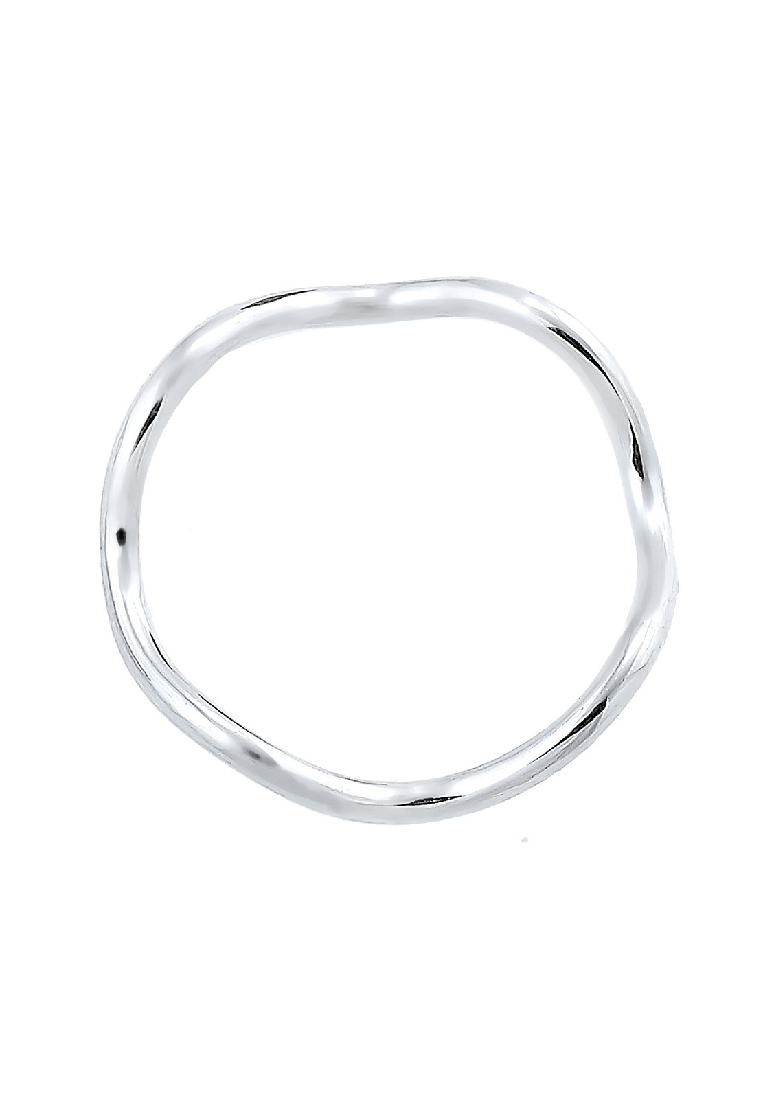 Elli Femmes Vagues Minimaliste Géo Tendance en Argent Sterling 925