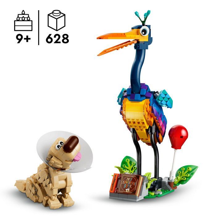 LEGO ǀ Disney et Pixar 43290 Kevin et Doug - Figurine d'Oiseau à Construire dès 9 ans