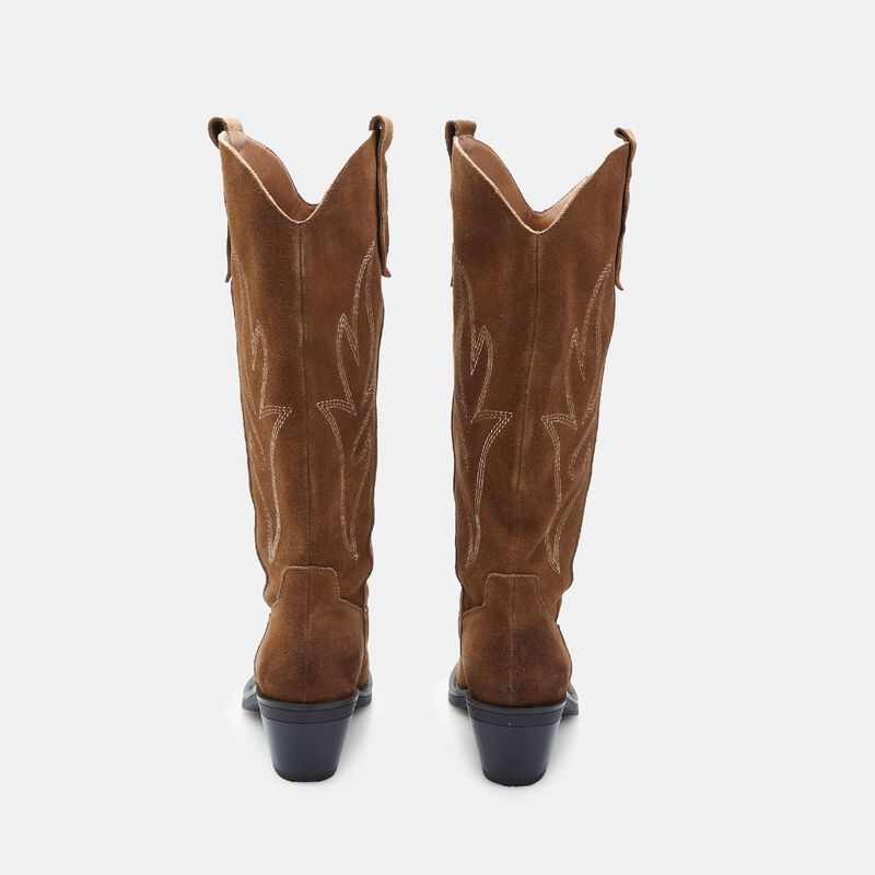BATA damskie zamszowe buty kowbojskie