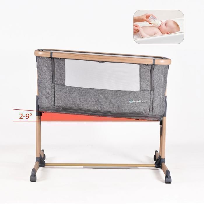 Cuna convertible 3 en 1 BEBE2LUXE Leo: cuna colecho ajustable, cama segura para bebé, corralito modular, desde el nacimiento hasta los 36 meses en modo corralito.