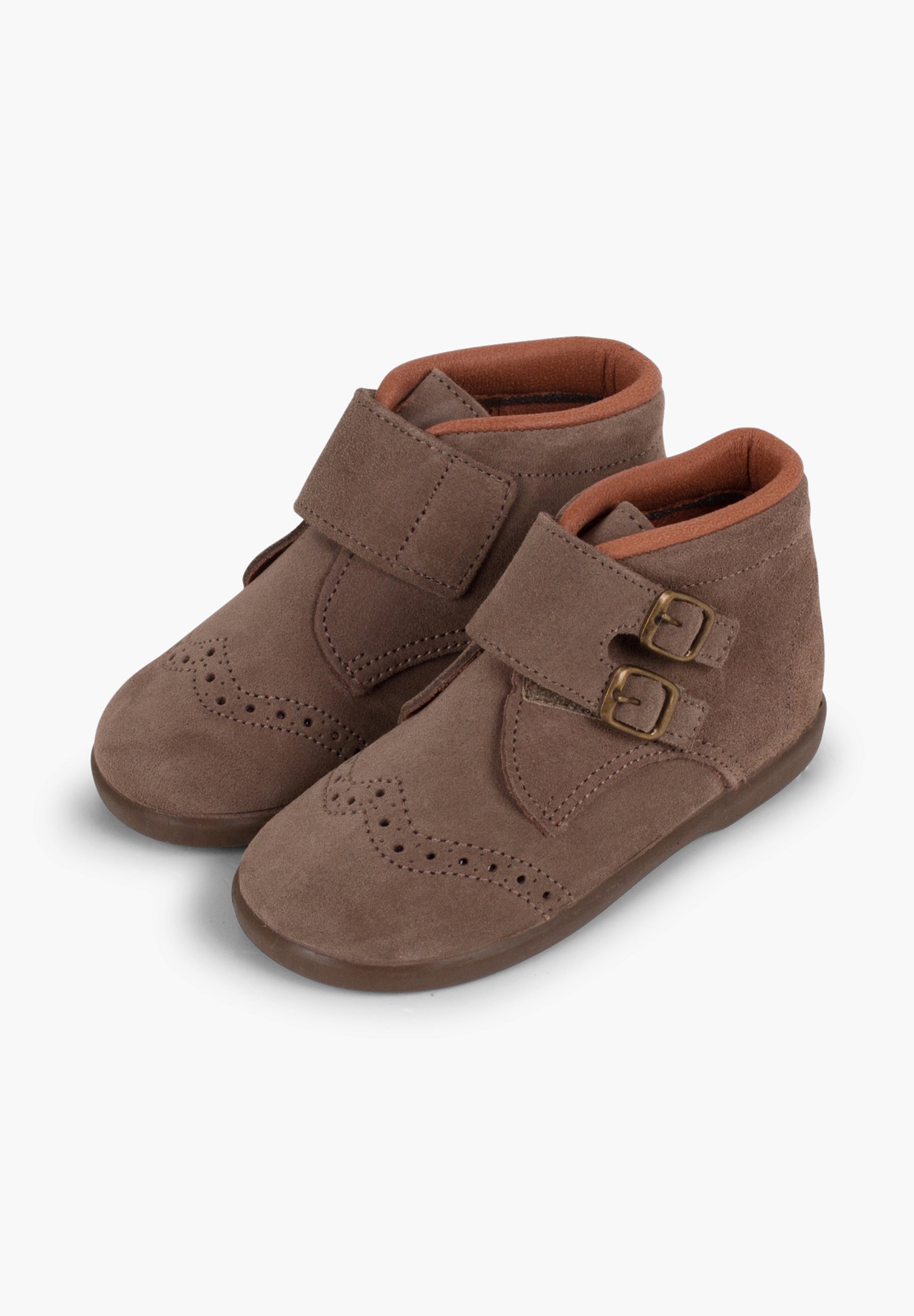 Pisamonas līmējoša sprādzes dekorācija - bērnu apavi - pelēkbrūni