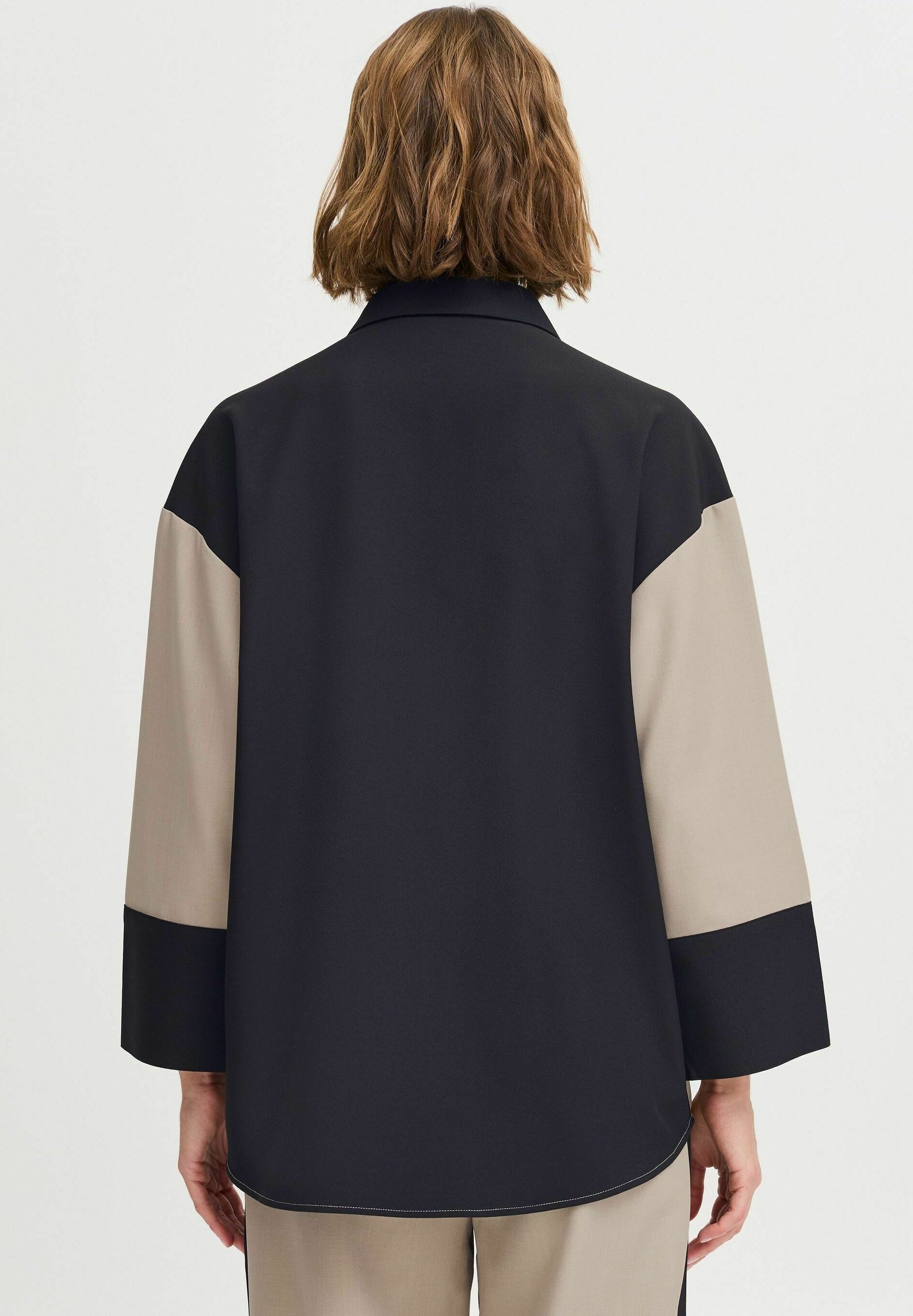 b.young BYIDDE - Button-down blouse - humus mix