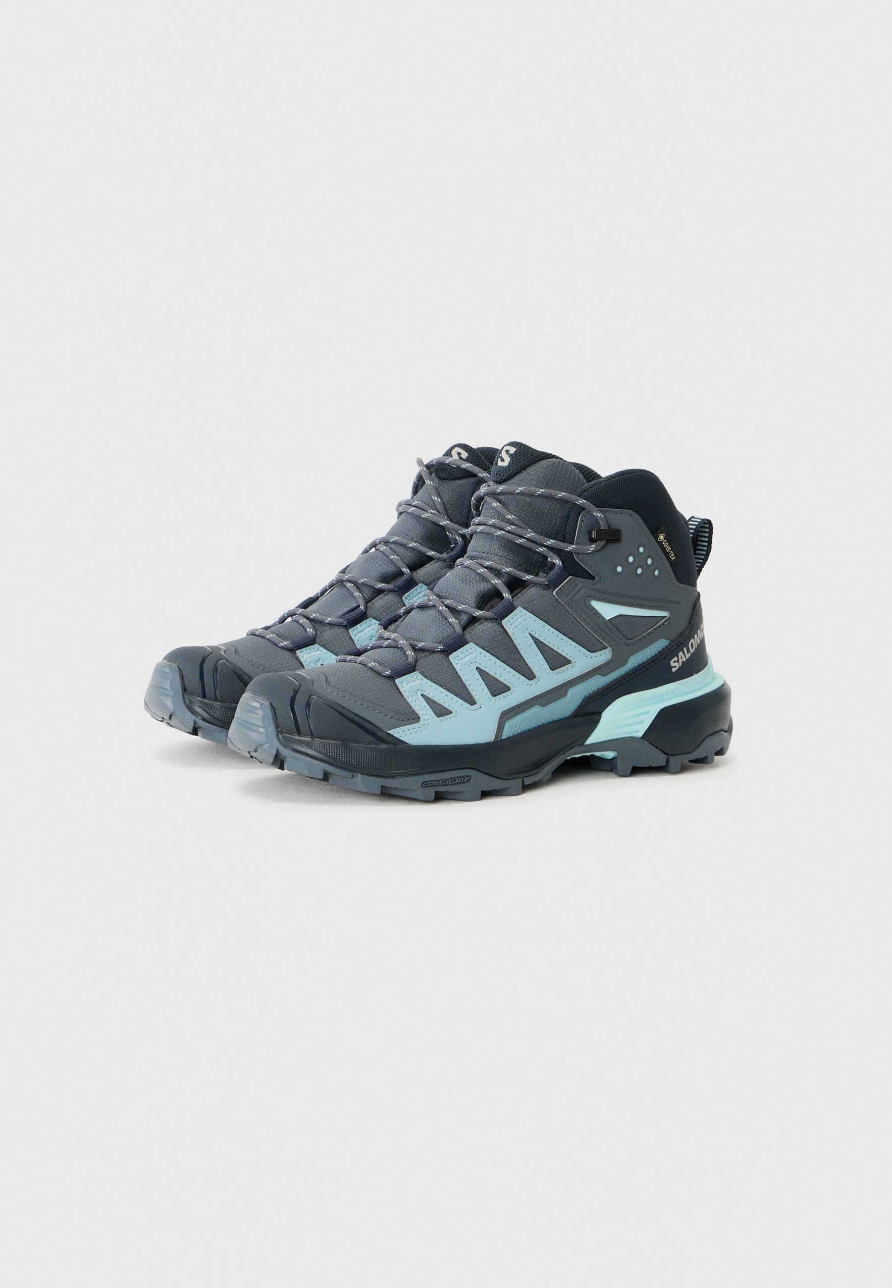 Salomon X ULTRA 360 MID GORE TEX - Wandelschoenen - blauw/grijs