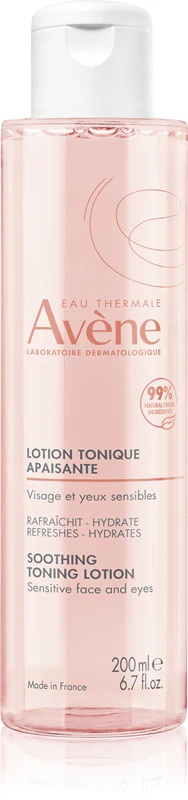 „Avène Soothing Toning Lotion“ – raminamasis tonikas jautriai odai ir akių sričiai.