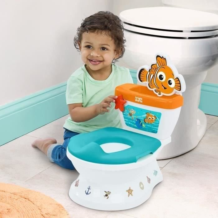 DISNEY BABY - NEMO- Mini toilette avec réducteur de lunette de toilette inclus, 2 en 1, MySize, Pot amovible facile à nettoyer