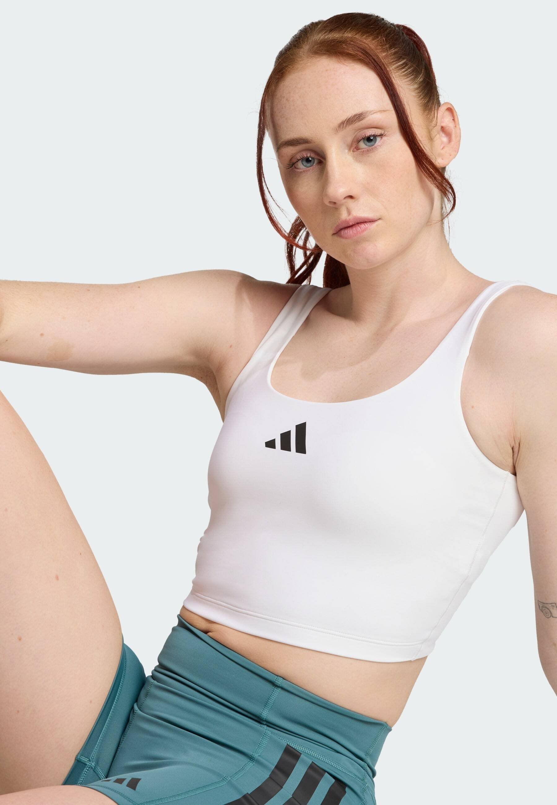 Soutien-gorge de sport adidas Performance Light - blanc
