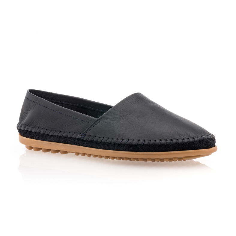 Blaue Damen-Loafer/Bootsschuhe