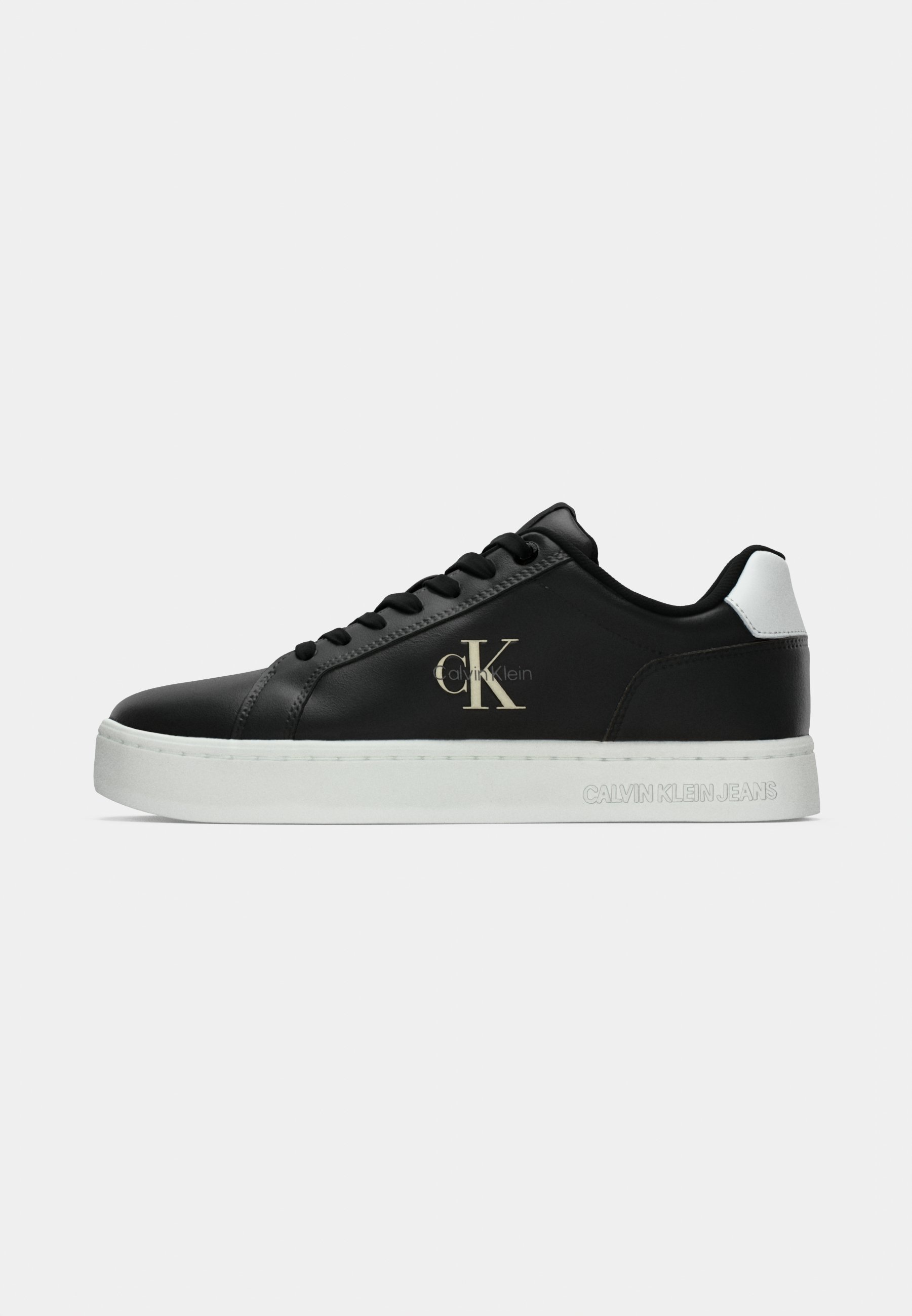 Calvin Klein Jeans CLASSIC CUPSOLE MONO - Sneakers - zwart/helder wit