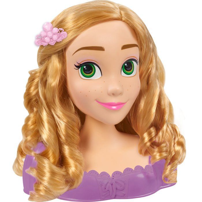Cabeza para peinar - Princesa Disney - Rapunzel - 6 accesorios - Para mayores de 3 años