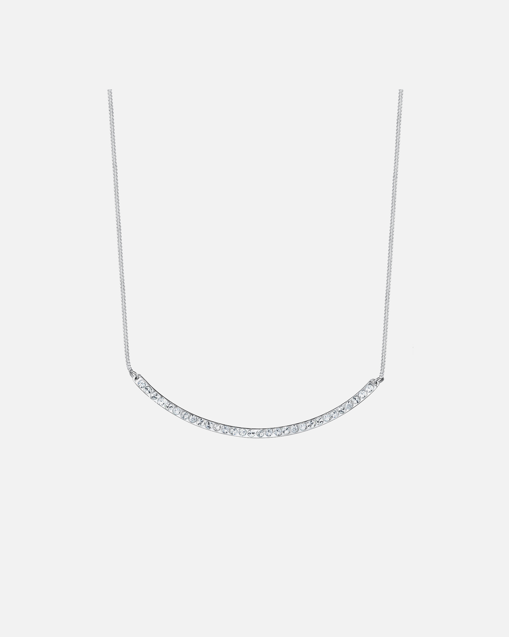 Elli Femmes arc minimaliste avec cristaux en argent sterling 925