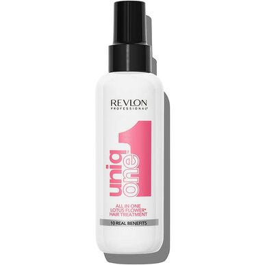 Revlon Uniq One All In One Treatment Lotus Uudistava Suihke Kuiville Ja Vaurioituneille Hiuksille 150 ml