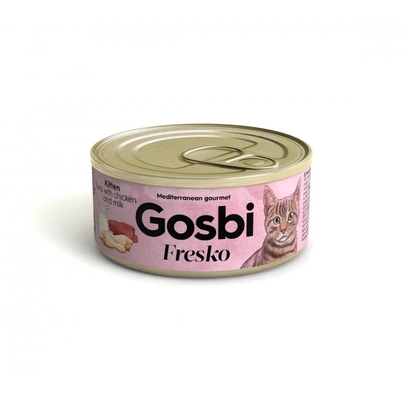 GOSBI Gosbi Fresko Chatons Thon au Poulet et au Lait