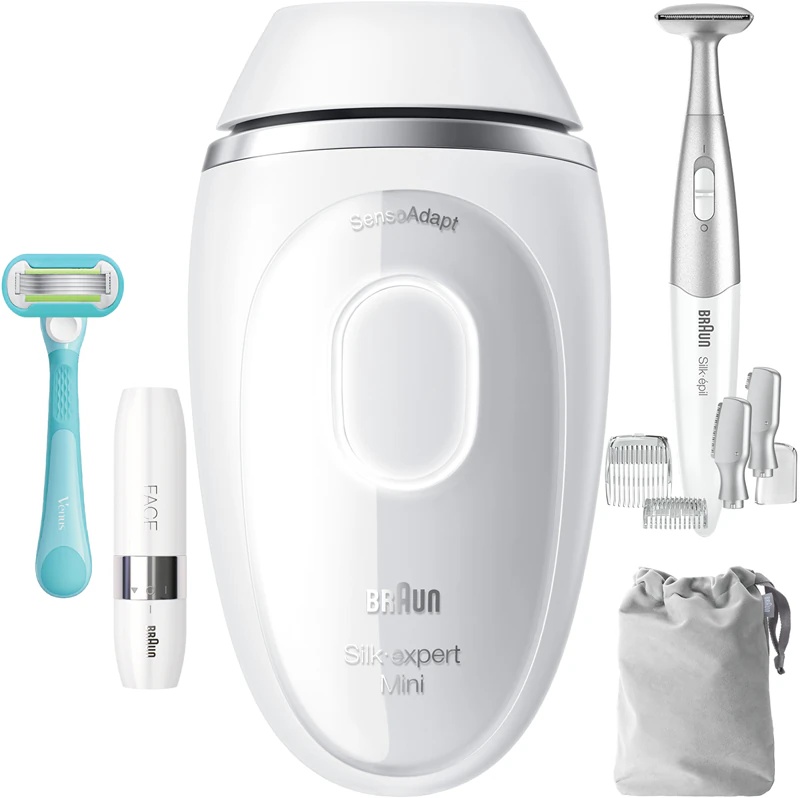 Braun IPL Silk·expert Mini PL1115 IPL epiliatorius kūnui, veidui, bikinio sričiai ir pažastims