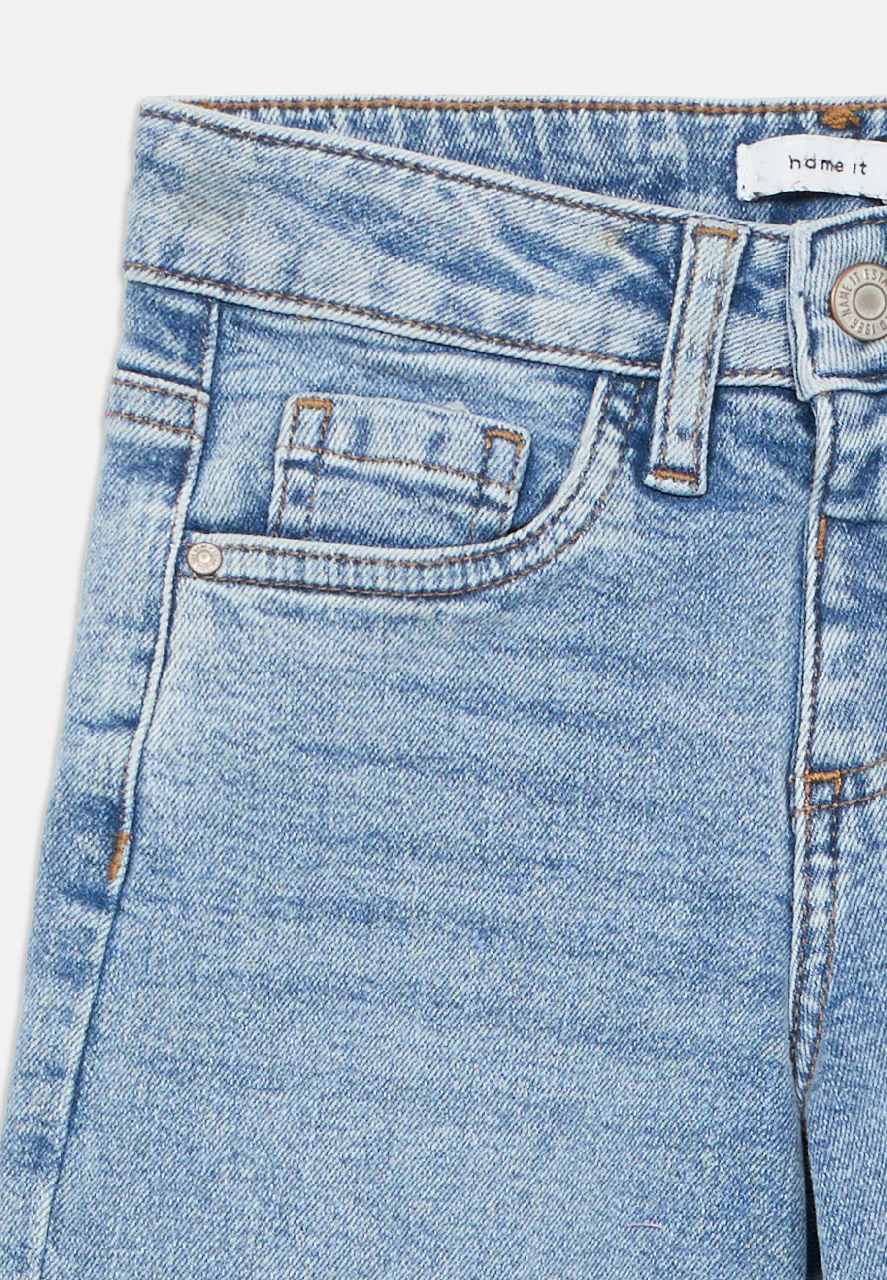 Noem het NMFBELLA - Jeans Tapered Fit - blauwe denim