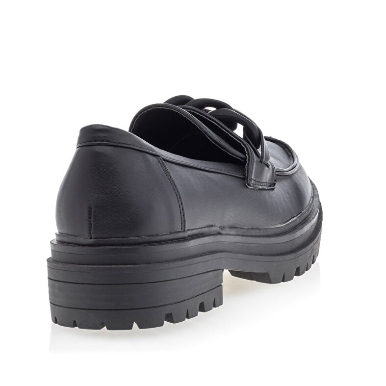 Mocasines/zapatos náuticos negros para mujer