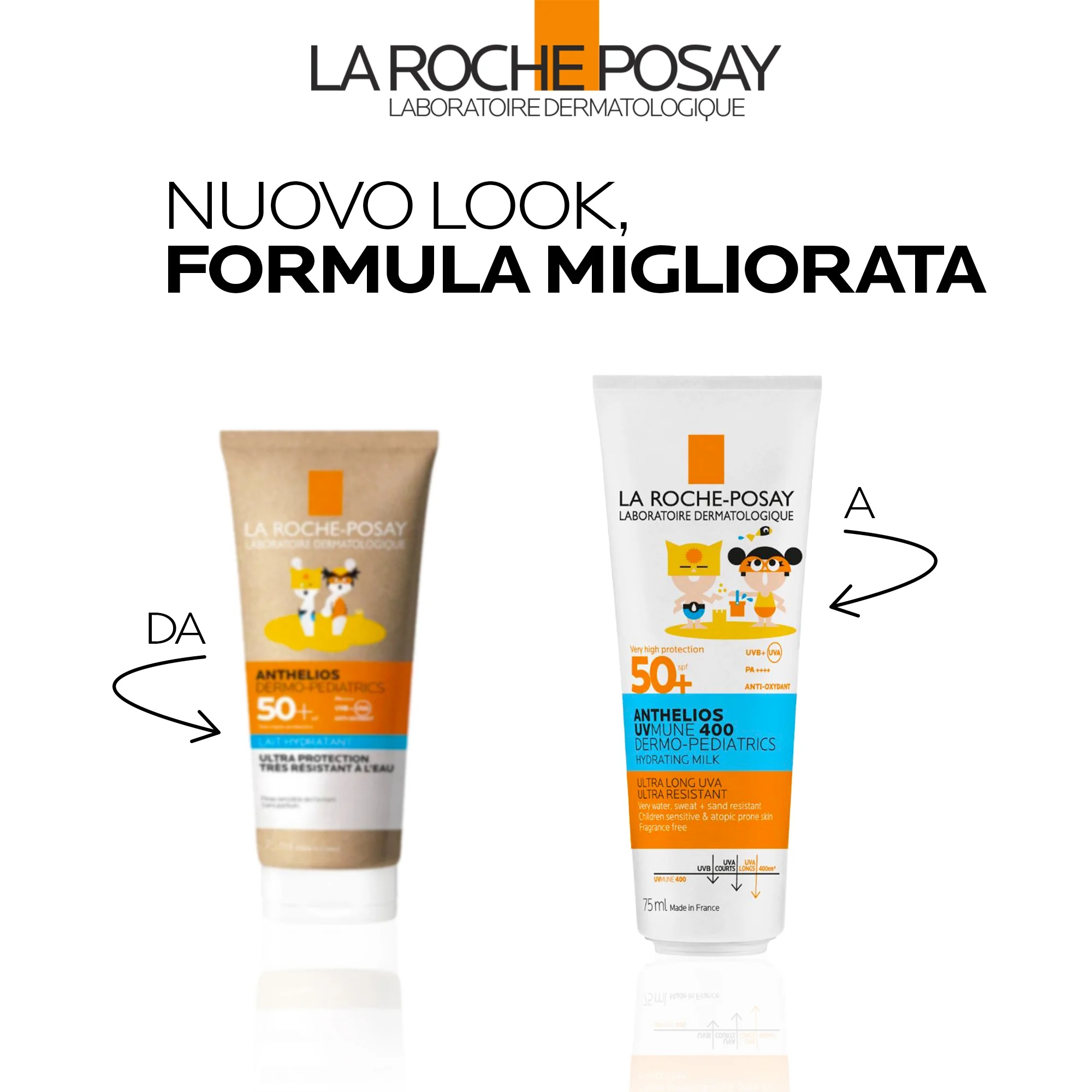 LA ROCHE POSAY La Roche Posay Anthelios Loción protectora solar para niños mayores de 50 años 75 ml Protección solar para pieles sensibles