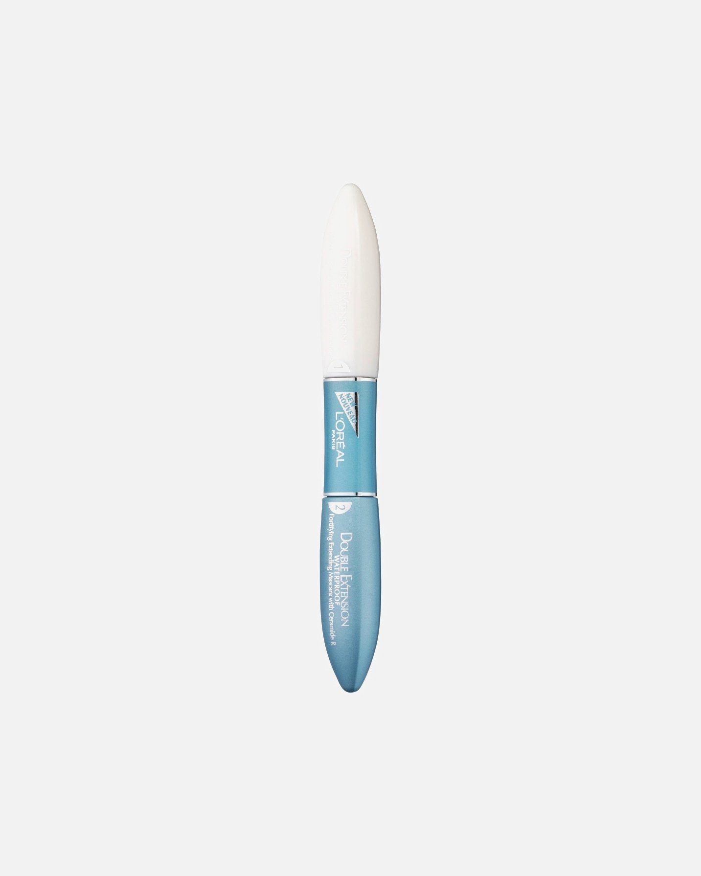 L'Oréal Paris maskara z dvojnim podaljševanjem, vodoodporna - 12 ml