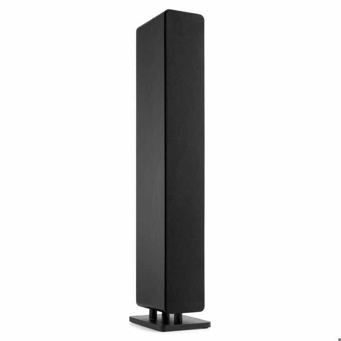 Audizio ARCO - Pair of 320W Black Passive Hi-Fi Floorstanding Speakers - Stereo System for Living Room and Home Cinema