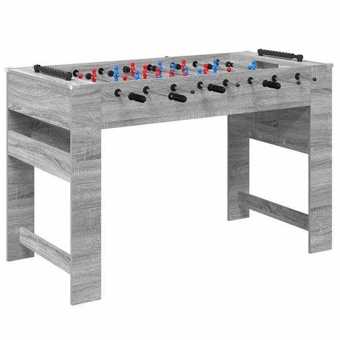 Mesa de futbolín MOT10043-Sonoma Gris 125 x 60,5 x 80 cm