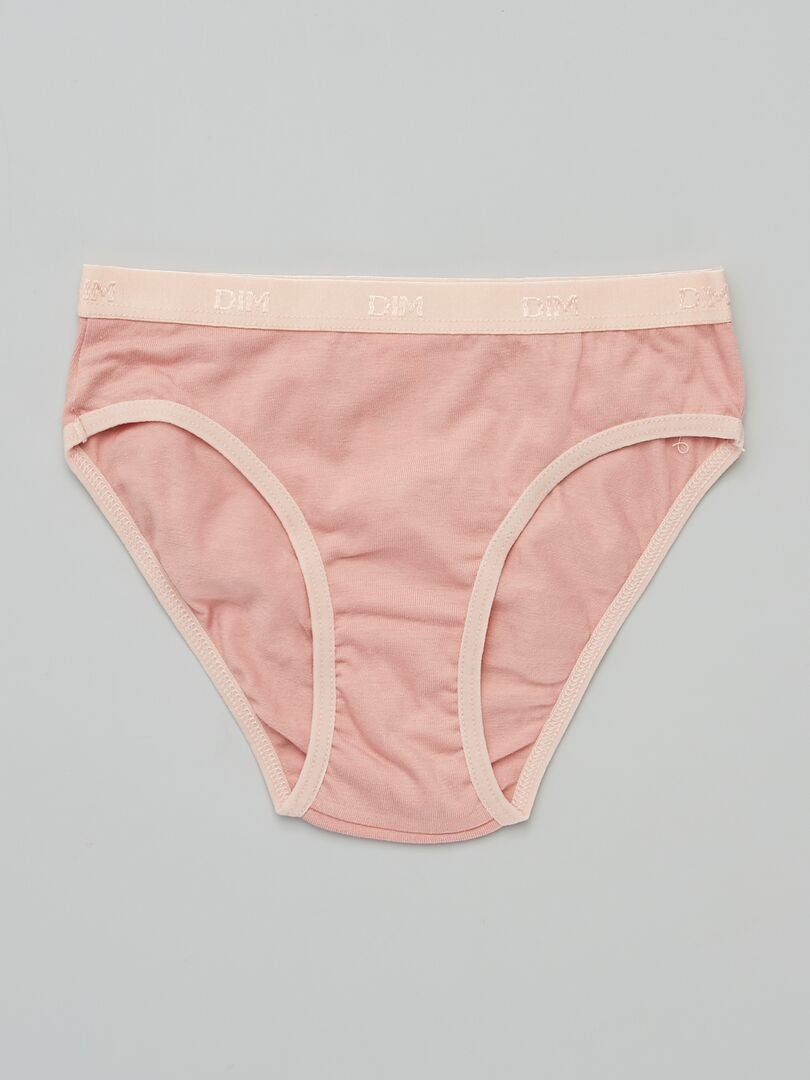 Conjunto de 5 cuecas 'Les Pockets' da 'DIM' - BEGE