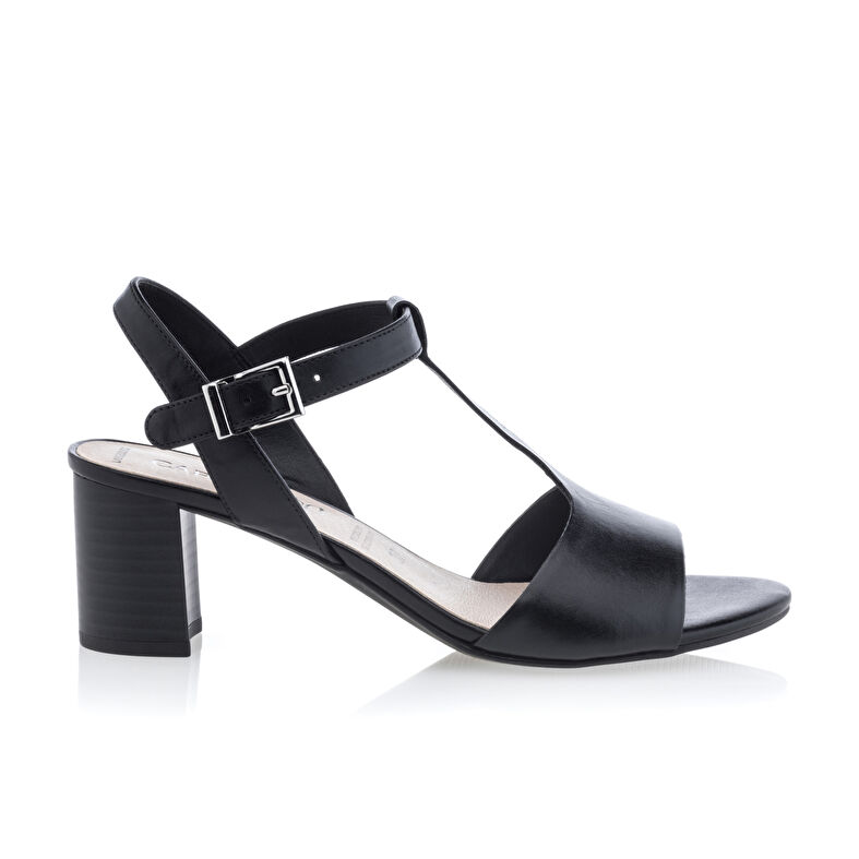 Sandalias negras para mujer / Zapatos de punta abierta