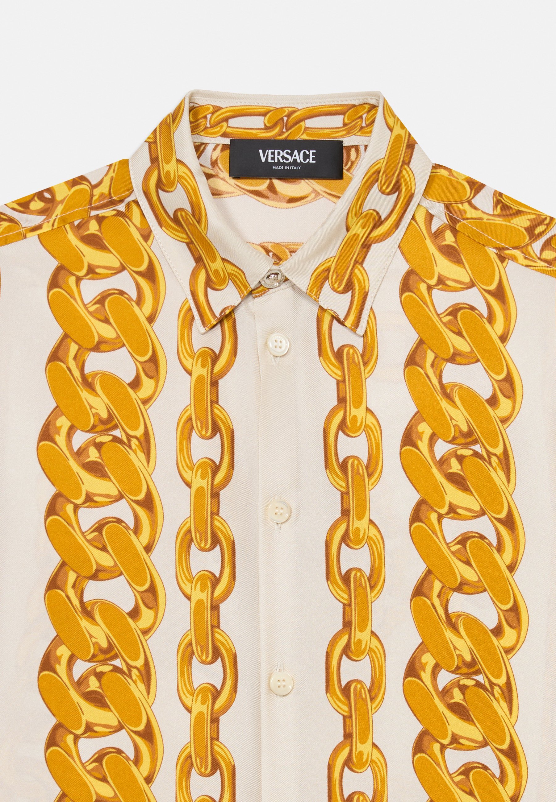 Versace FORMAL TREASURE KIDS UNISEX - Marškinėliai - kaulo spalvos/aukso spalvos