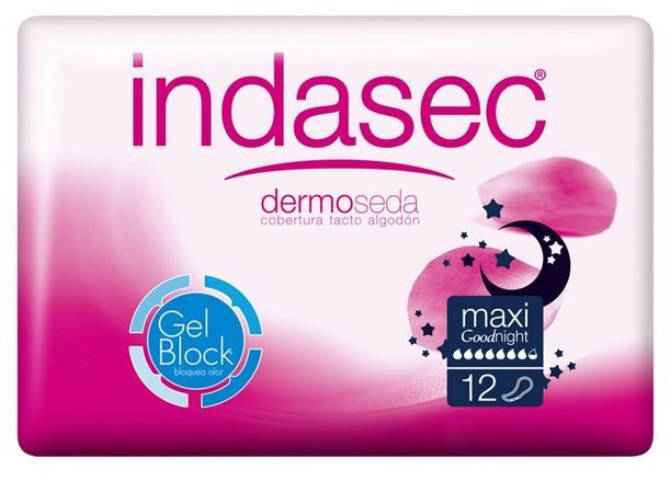 Indasec Dermoseda Maxi Laku noć Higijenski ulošci