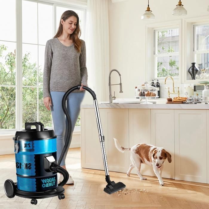 Aspirapolvere senza sacco 3800W 21L - silenzioso - Filtrazione ad alte prestazioni - Cavo da 4,5 m - aspirapolvere silenzioso