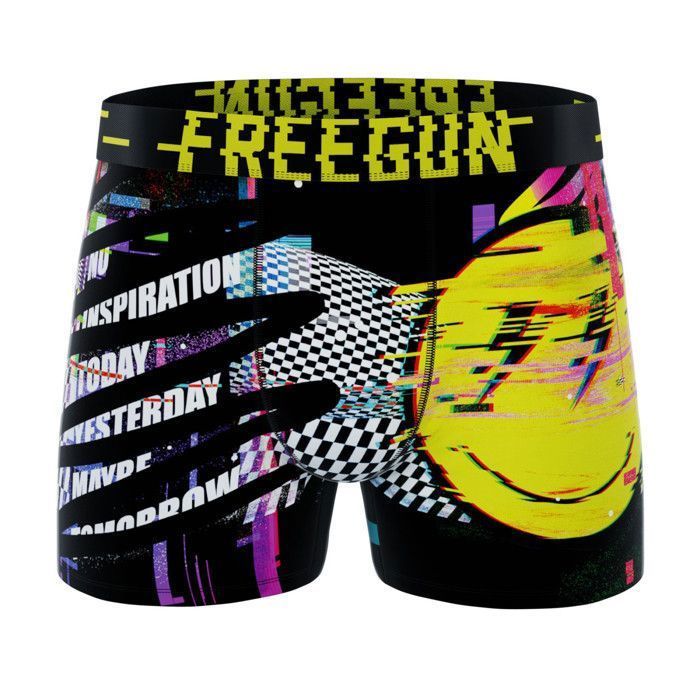 Calzoncillos bóxer Freegun para hombre - Azul (Paquete de 5)
