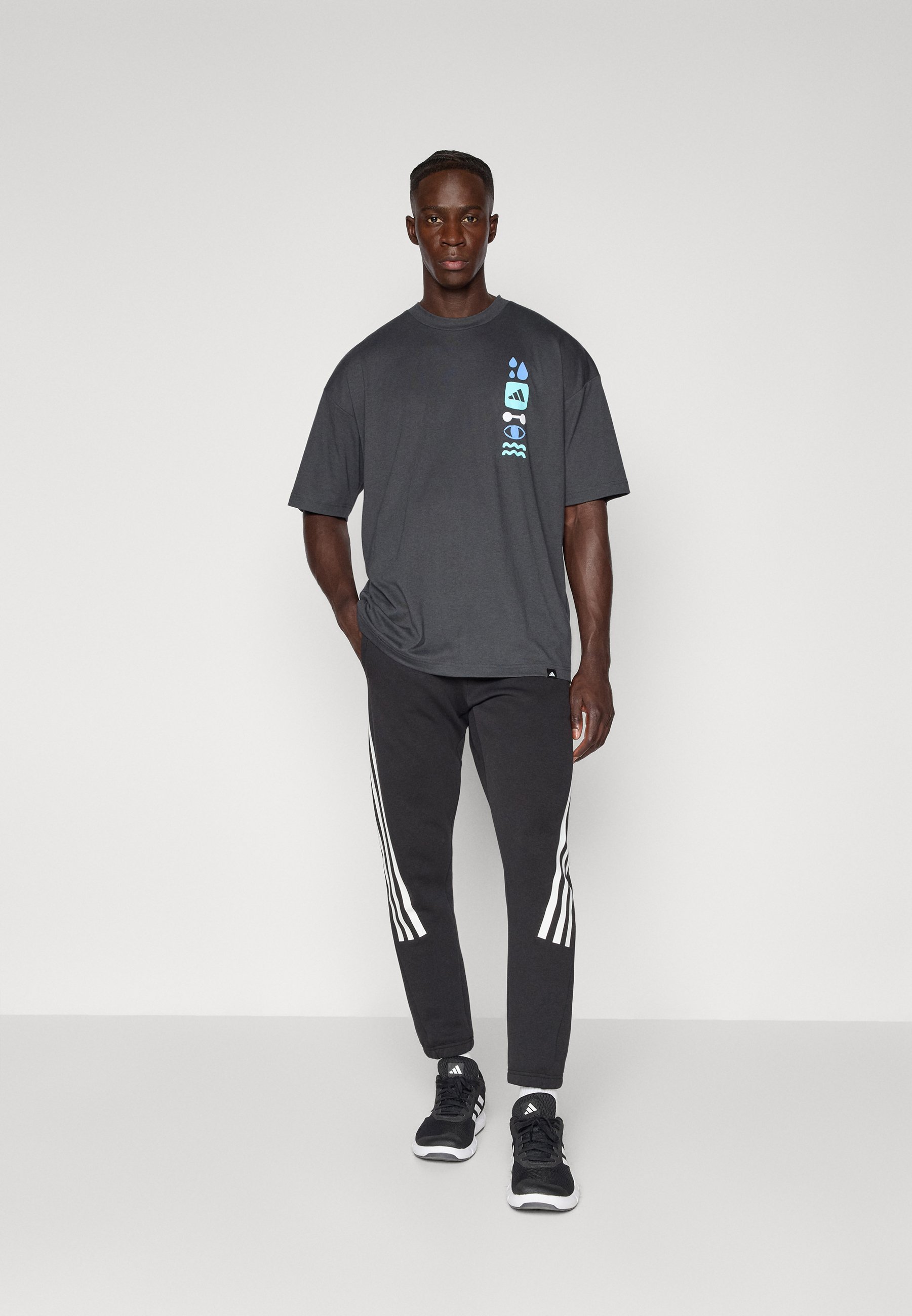 T-shirt adidas Performance - Imprimé - Noir
