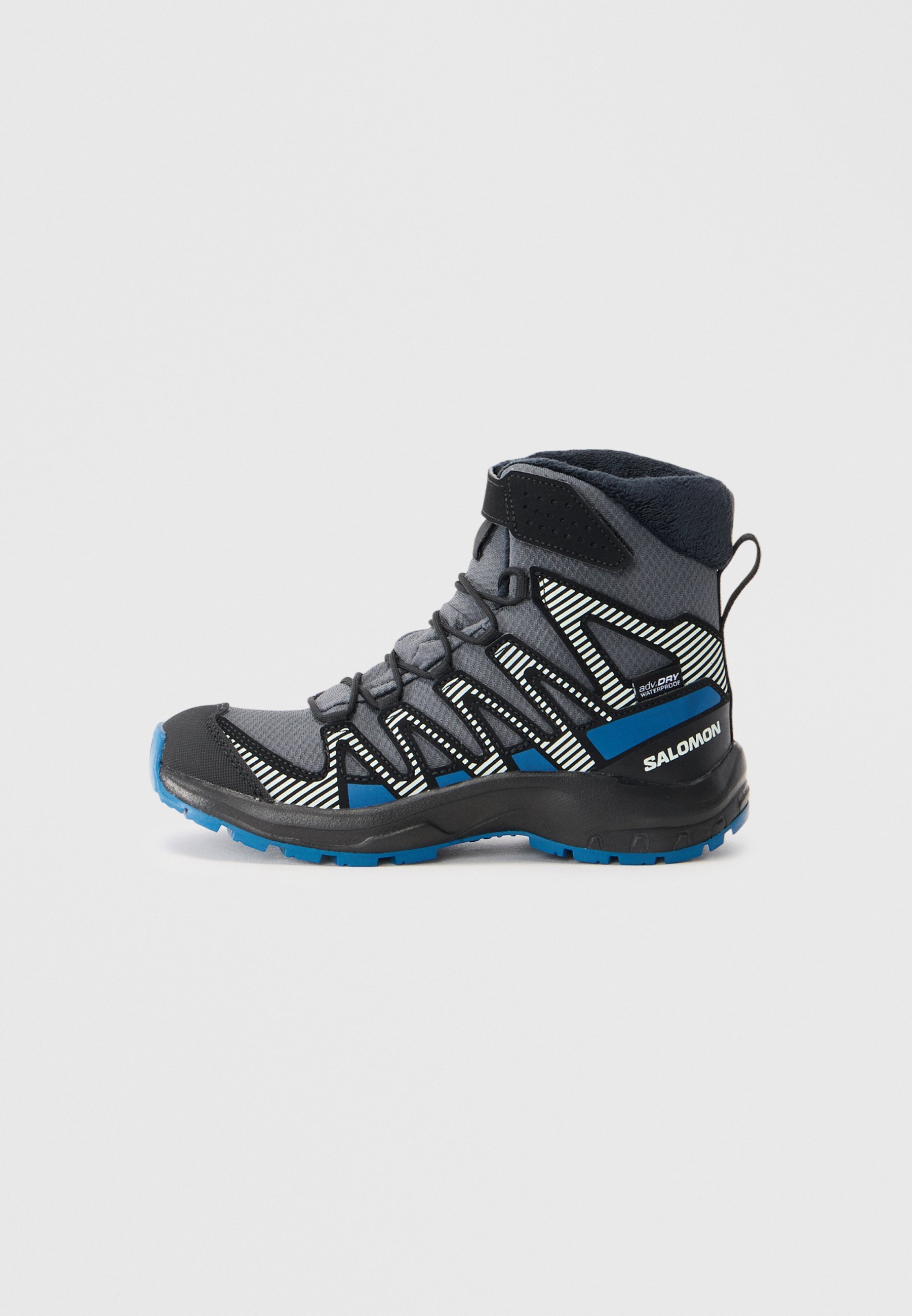 Salomon XA PRO V8 UNISEX - Stivali invernali - turbolenza/nero/blu scuro