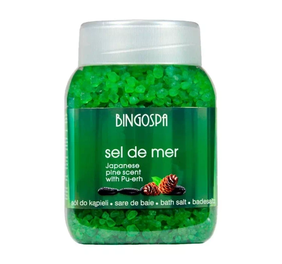 BingoSpa sól do kąpieli japońska sosna z ekstraktem z Pu-erh 1350 g