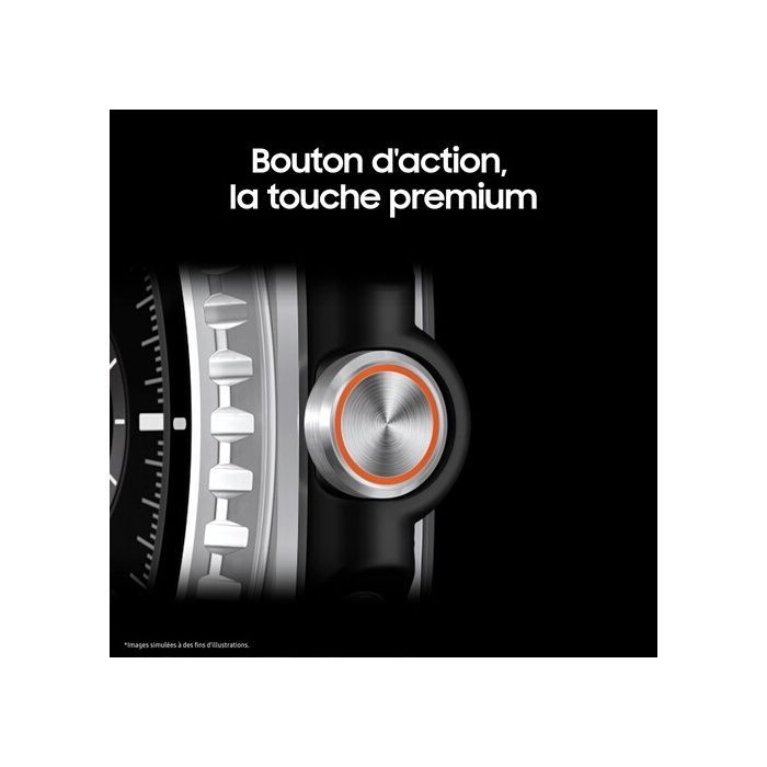 Smartwatch - SAMSUNG - Galaxy Watch 8 Classic - Bluetooth - Black - 40-hour battery life