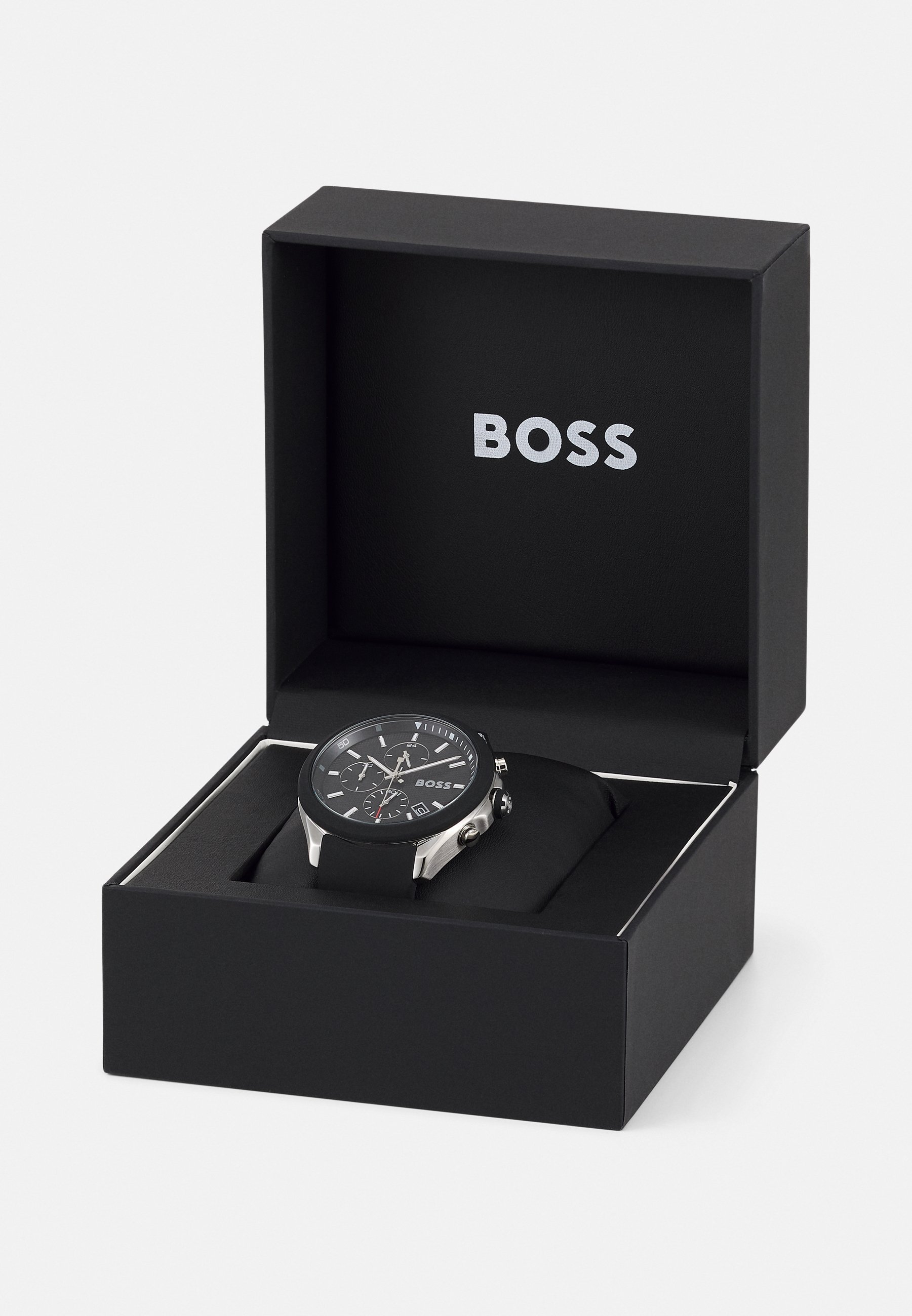 Hodinky BOSS Chronograph - čierne