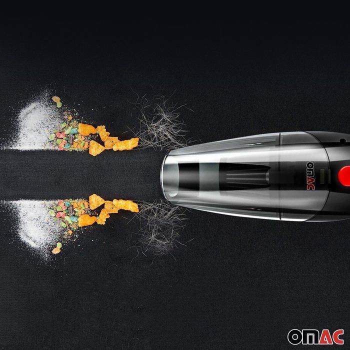 Powerful Portable Car Vacuum Cleaner for Wet and Dry Use - Black