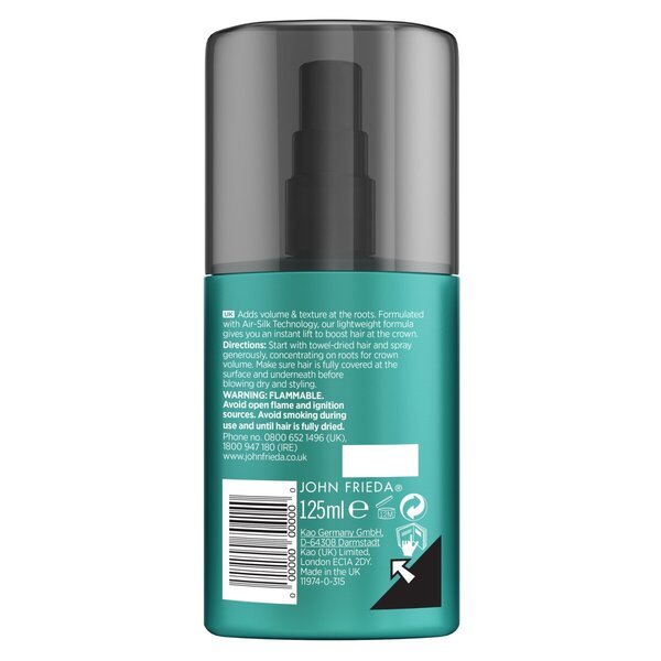 John Frieda losjon za volumen in sušenje z vlažilnimi sredstvi za lase, 125 ml