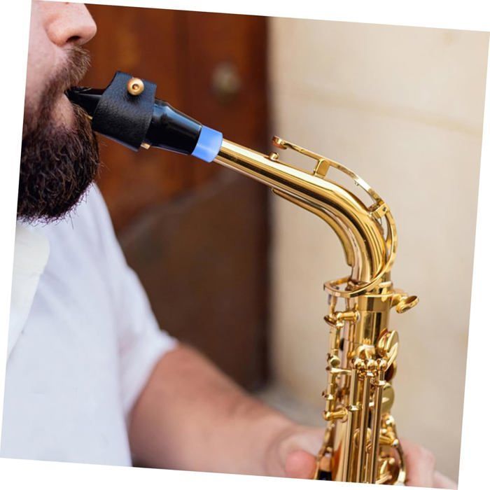 anillos de corcho para saxofón, fundas de silicona para saxofón, accesorios para correa de saxofón alto, piezas para saxofón tenor