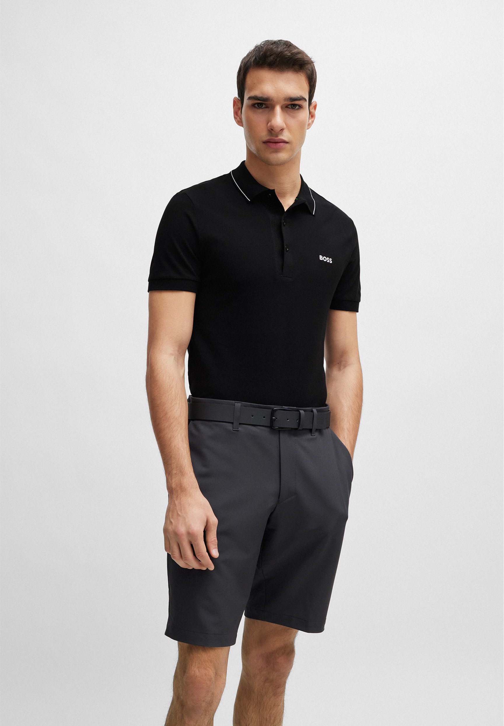 BOSS PAULE - Poloshirt - zwart