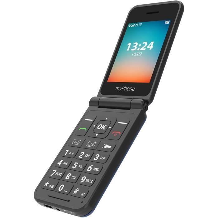 Flip Phone - MP MYPHONE - myPhone Flip LTE - SOS Button - 4G - 1000 mAh Battery