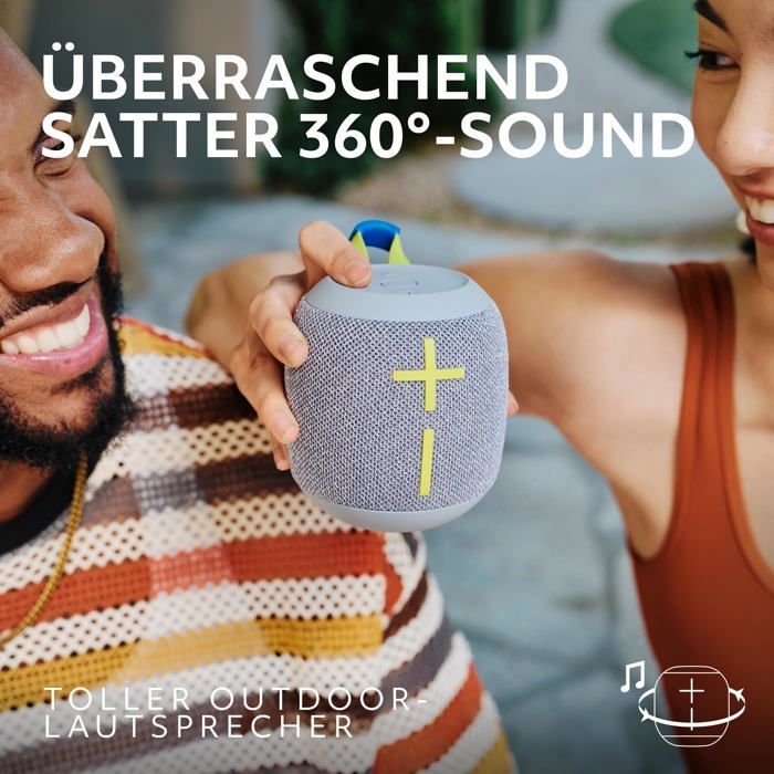 Enceinte Bluetooth - Ultimate Ears - Wonderboom 4 - Étanche IP67 - Son 360° - 14h Autonomie