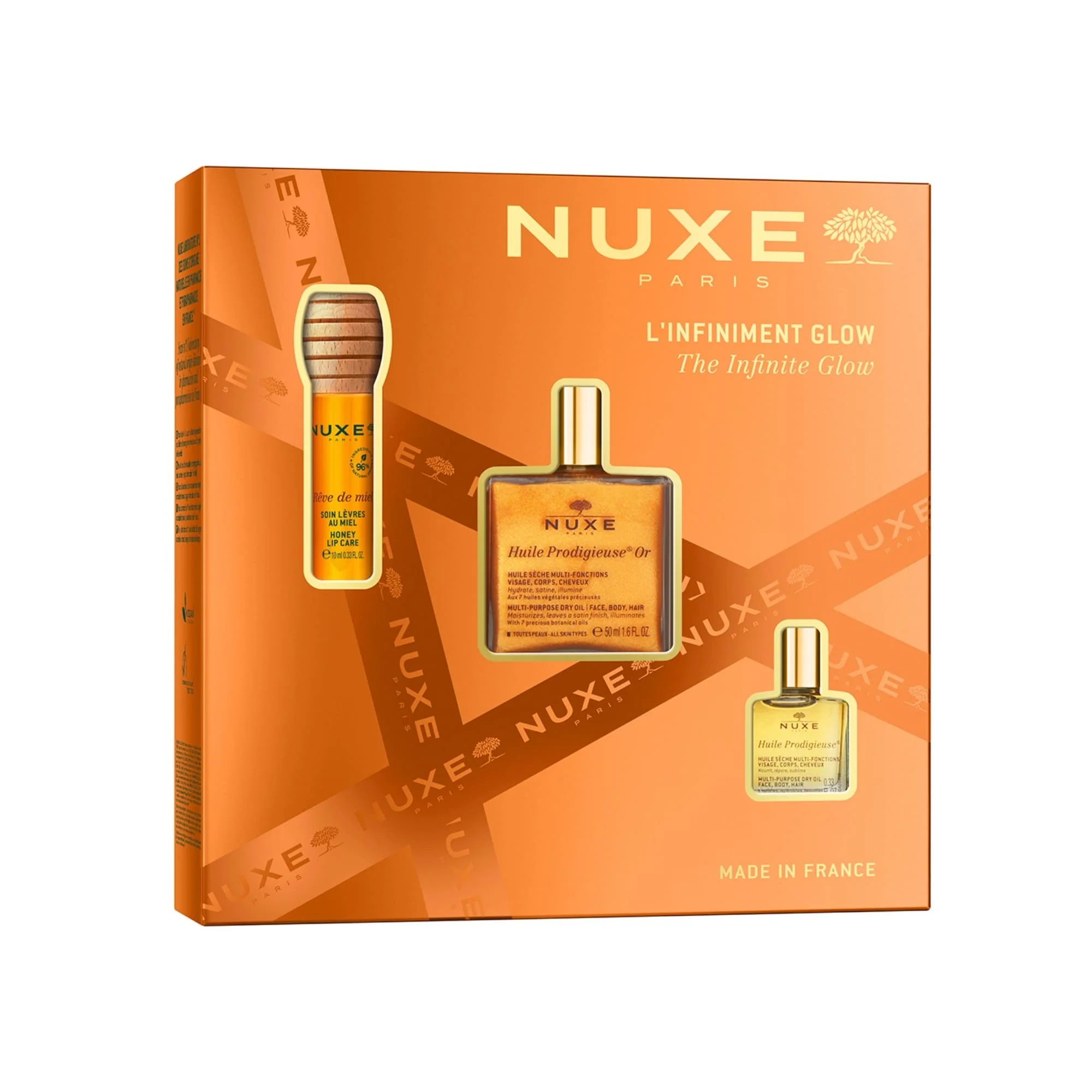 Huile Prodigieuse Cofanetto Huile Prodigieuse® Or Glow - Cofanetti Viso e Corpo, Olio viso nutriente, Olio Corpo