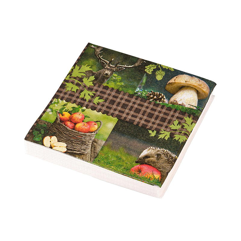 Vie Eco Servetten, 20 stuks, 33x33 cm, herfst/winter