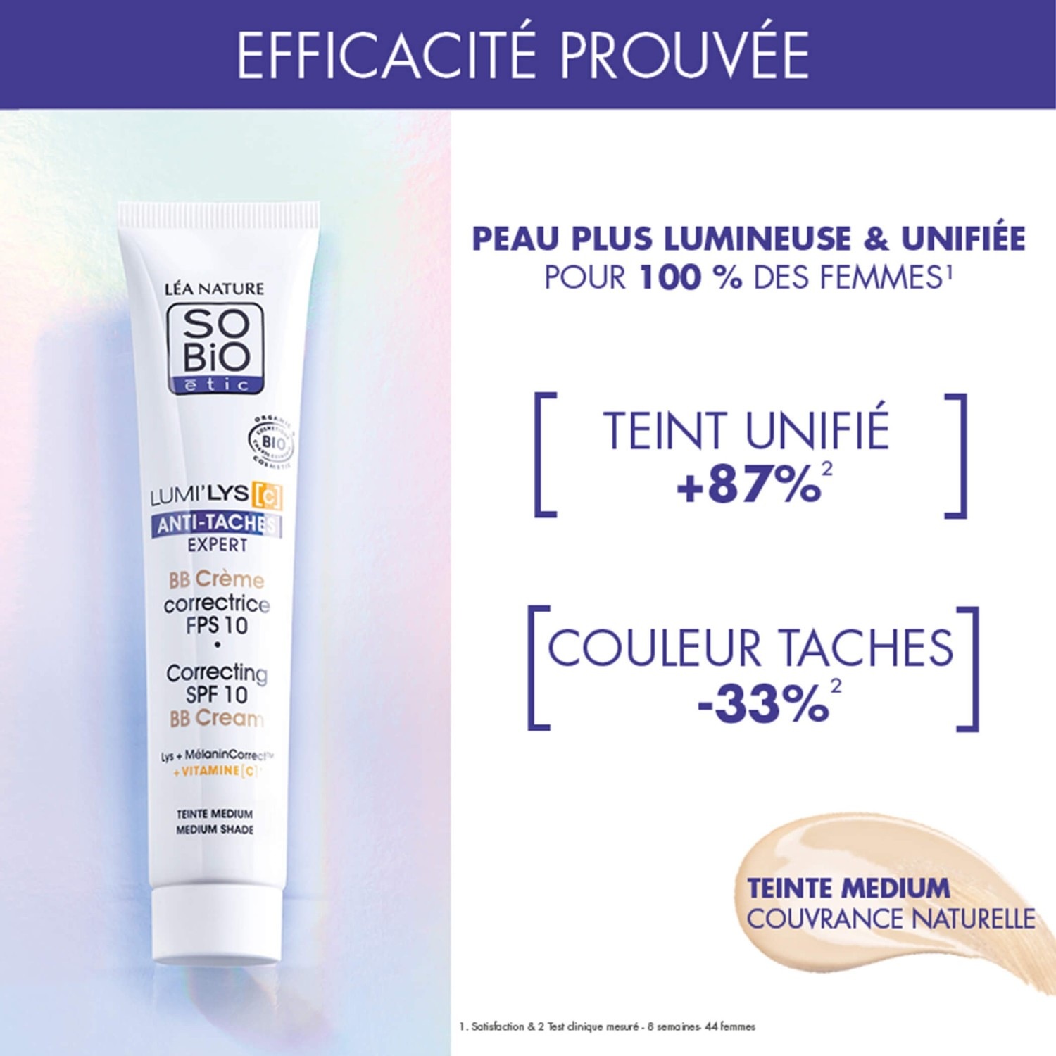SO BiO étic BB crème correctrice, Lumi'lys [C]