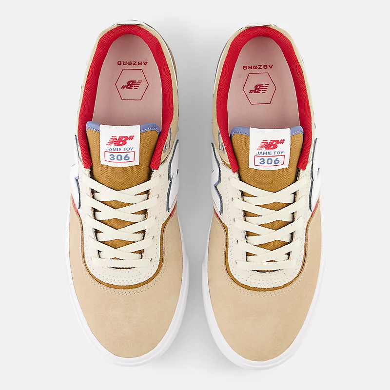 Herren NB Numeric Jamie Foy 306 – Braun mit Weiß