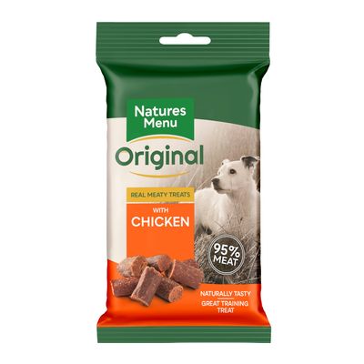 Μενού Natures Original Meaty Treats Κοτόπουλο