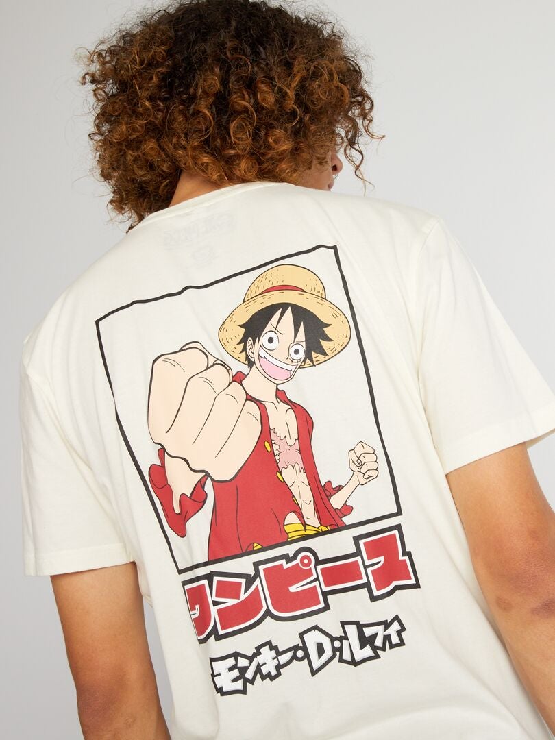 Camiseta de manga corta de una pieza - BLANCA