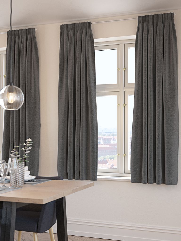 ALDRA svjetlootporna zavjesa ALDRA 1x140x175cm tamnosiva