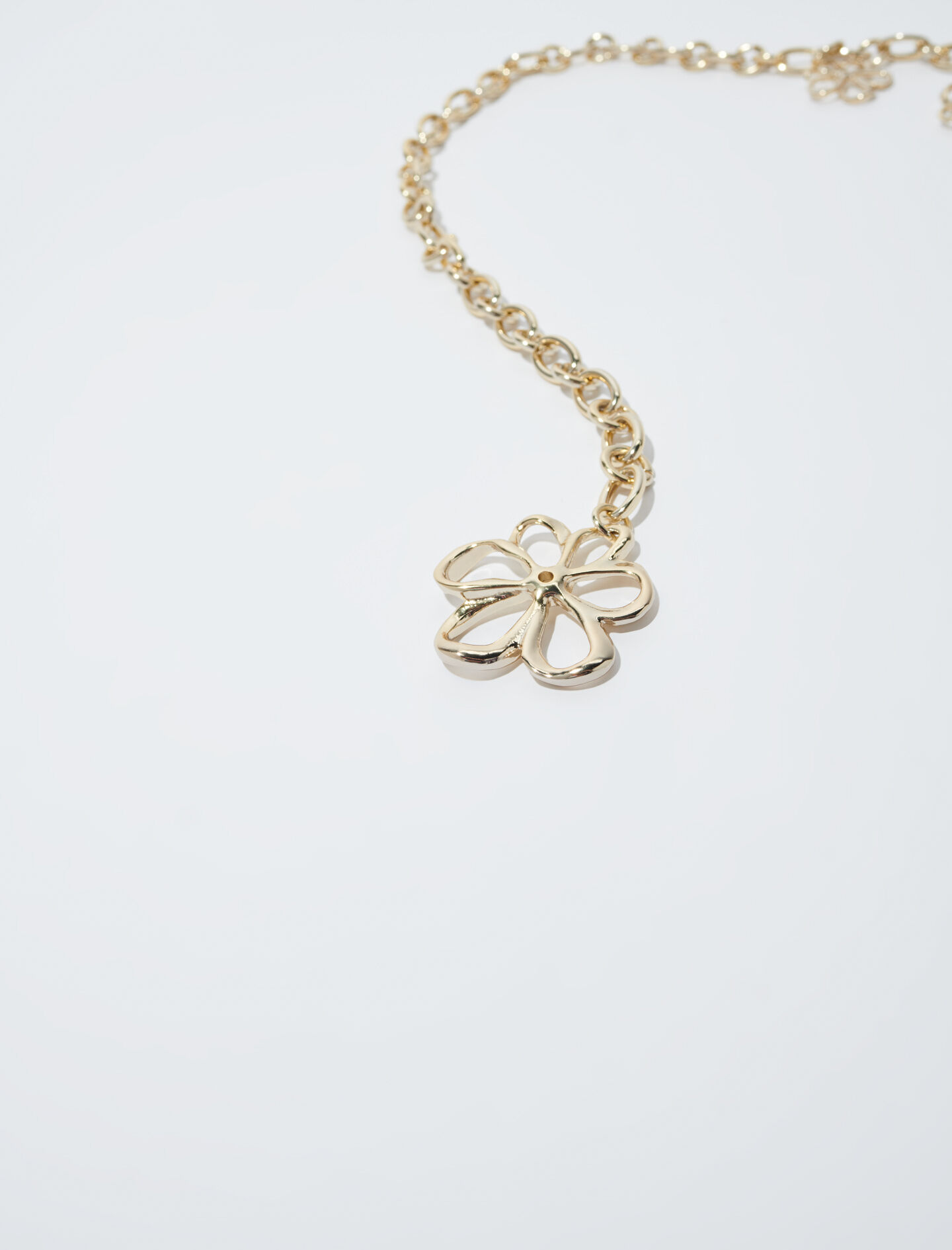 Kettingriem met bloemen - of
