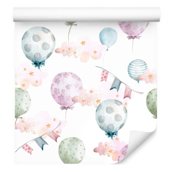 Tapeta Dla Dzieci Pastelowe Balony W Stylu Boho