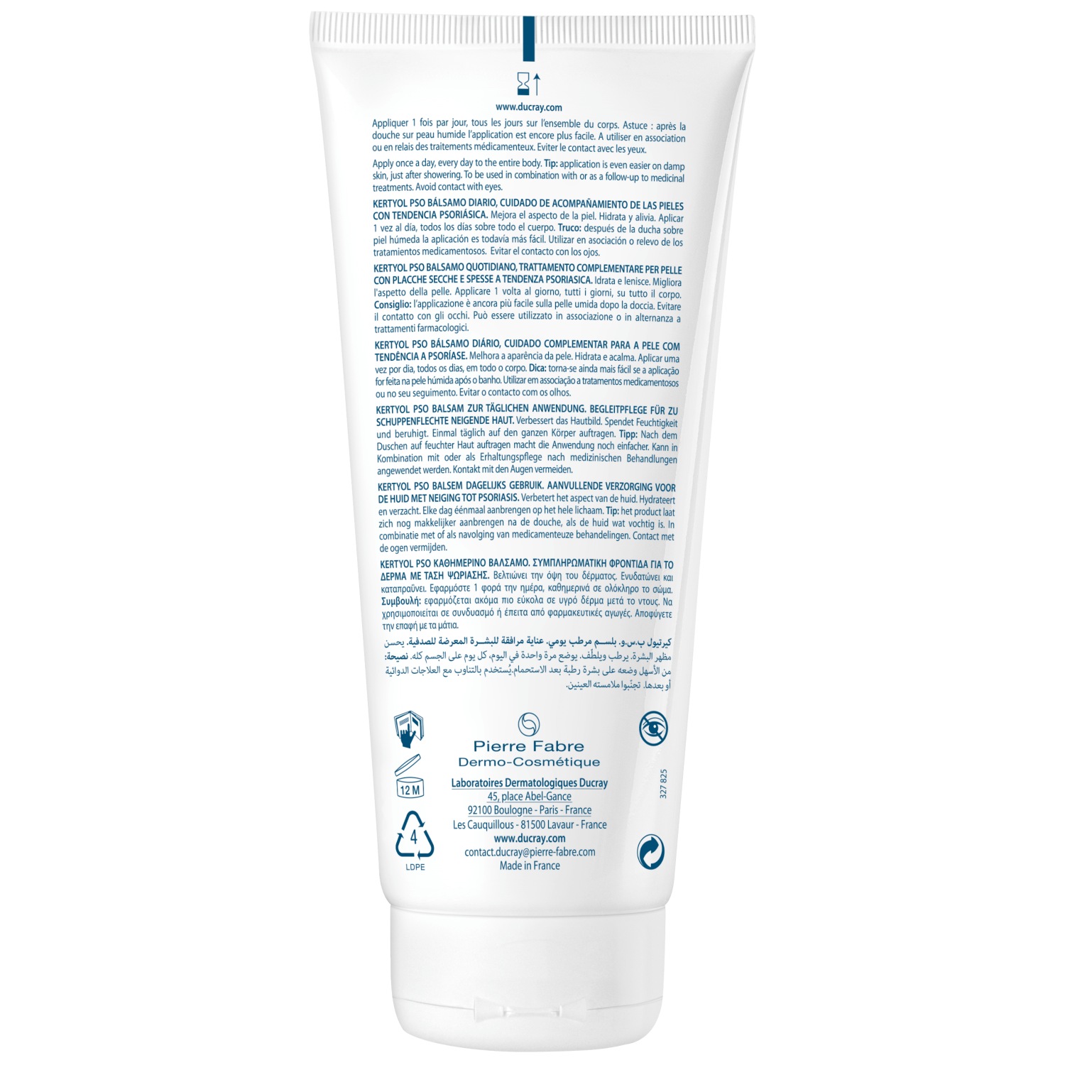 Ducray Bodylotion KERTYOL PSO Dagelijkse Balsem - 200 ml